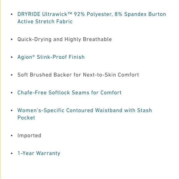 Burton Active Leggings - Picture 7 of 7